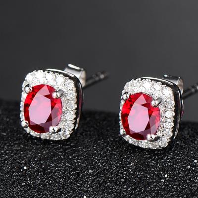 China Latest 2021 Alloy Stud Earring Fashion Jewelry Women Cute Luxury Crystal Zirconia Wand Earrings for sale