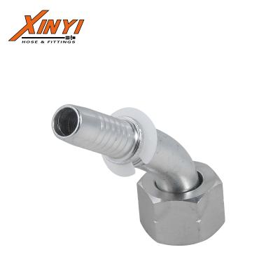 China Carbon Steel Stainless Steel 22641 BSP 60 Taper Female Seat 45 Degree Elbow bsp Pipe Fittings For Pipe Galvanized Steel Hose Fittings for sale