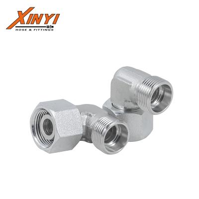 China 2021 Wholesale 90 Degree Male Elbow Carbon Steel Stainless Steel Hydraulic Fittings Adapters for sale