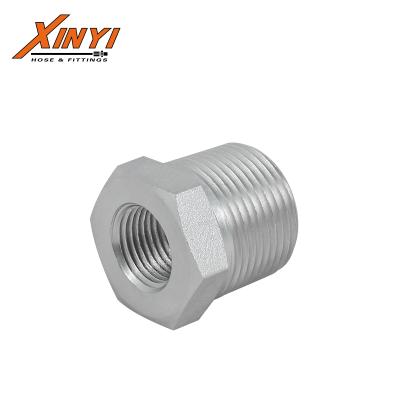 China Hot Selling High Quality Carbon Steel 4T Stainless Steel Durable Galvanized Joint Carbon Steel Double Forged Hose Fittings Adapter for sale