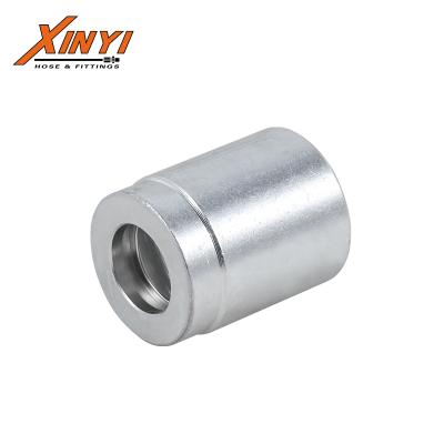 China Hydraulic Machinery Crimp Hose Ferrules Sleeve Couplings For 1.2 Thread Hydraulic Ferrule Hydraulic Hose Adapters for sale