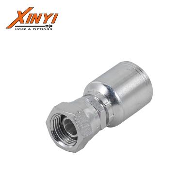 China Good Quality Hydraulic Machinery JIC Male 74 Cone Seat One Piece Hose Fitting One Piece Fitting With ISO Certification for sale