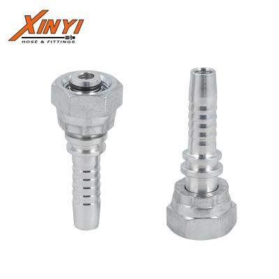 China Construction Machinery Carbon Steel Metric Hydraulic Fittings Dkol Lightweight Hydraulic Hose Fitting for sale