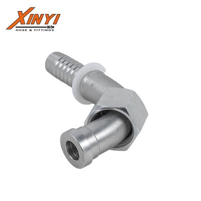 China Carbon Steel Stainless Steel 90 Degree ORFS Seat Female Flat Hose Fitting for sale