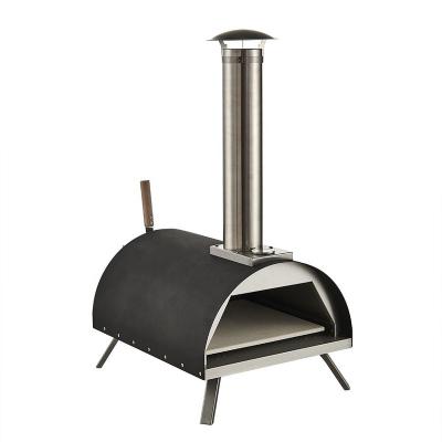 China 2021New trend factory easily assembled commercial wood pellet pizza oven with pizza stone for demostic/canteen for sale