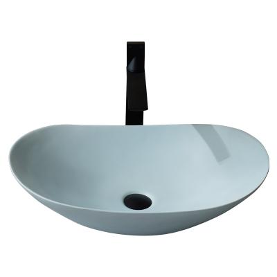 China New Solid 2021 Hand Wash Table Basin Eco-Friendly Outdoor Acrylic Stone Bathroom Art Basin Countertop Basin for sale