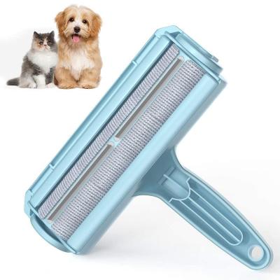 China Dog Cat Fur Remover With Self-Cleaning Base Hair Removal Tool Effective Pet Hair Remover Roller Stocked for sale