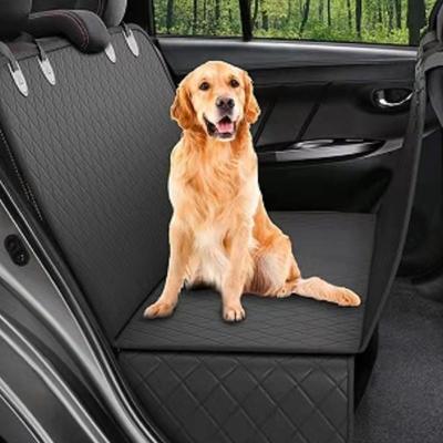 China Durable Waterproof Hammock Scratchproof Pet Back Seat Covers For Dogs Backseat Protection Cars And SUVs for sale