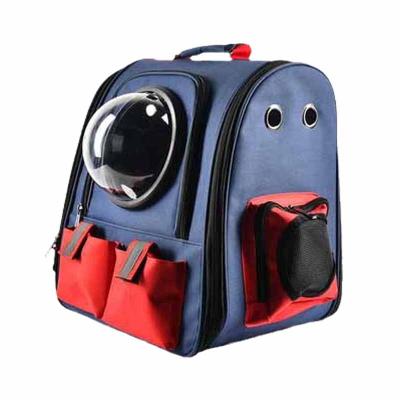 China New Design Breathable Warm Backpack With Water Bottle Bag Space Cat Products Carrier Travel Pet Bag for sale