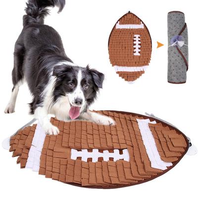 China Decompressed Viable Pet Anti Slip Unzip Durable Puzzle Educational Toys Dog Training Feeding Mat Pads Blanket for sale