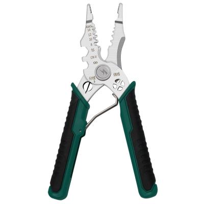 China TUOCHI MULTI-FUNCTIONAL 8 in 1 Stripper Plier Tool Cable Stripper for sale