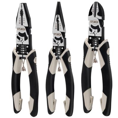 China MULTI FUNCTIONAL Long Needle Long 9in Long Industrial Multifunctional Industrial Nose Pliers Wire Grade Combination Diagonal Clippers for sale