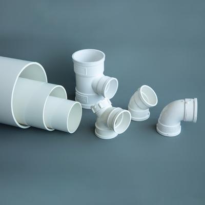 China China PVC Flexible 75 mm PVC-o PVC-m 300mm 50mm PVC Plastic Conduit Pipe Fittings 110 Reducer 90 for sale