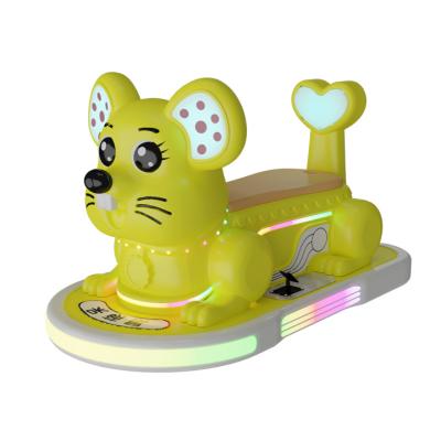 China New Creative Outdoor/Indoor Playground Make Money Amusement Park Products Adorable Mouse Electric Kids Ride On Car for sale