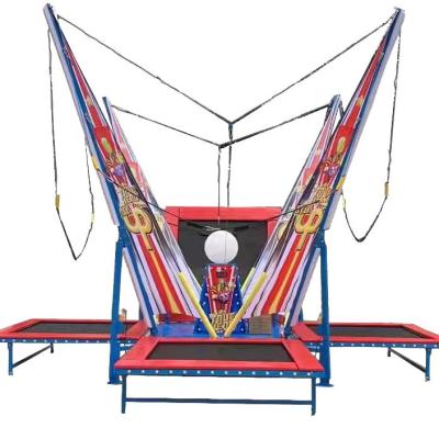 China Factory Supply 4 Person Luxury Customized Jumping Equipment Bungee Mobile With Safety Rope for sale