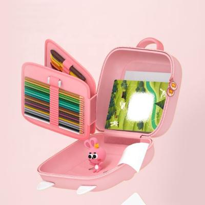 China 3D Handbag For Kids NEW 60pcs/Set Crayons Water Based Pencils Painting Marker Pens Bag Set Box For Student Drawing for sale