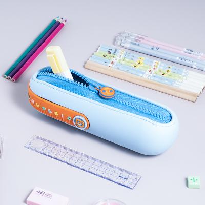 China Latest Design K41 Patent Design Customized Cute Large Capacity Durable EVA School Pencil Case Soft Box For Kids for sale