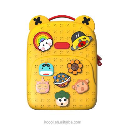 China Durable EVA Waterproof Anti-dust Student School Backpack For Kids Eco-friendly for sale