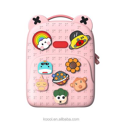 China Student Durable Waterproof Anti-dust Waterproof Eco-friendly Kids School Bag Backpack For Boys Girls for sale