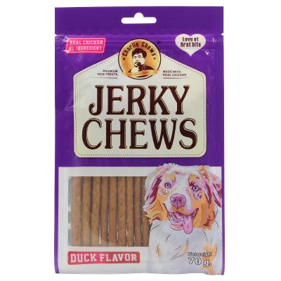 China CC-10 Duck Stick Dog Snacks Jerky Viable Dog Treats 70g/color bag for sale