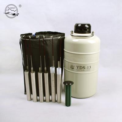 China Double Layers Canisters YDS-13 Other Animal Husbandry Equipment Semen Storage Container for sale