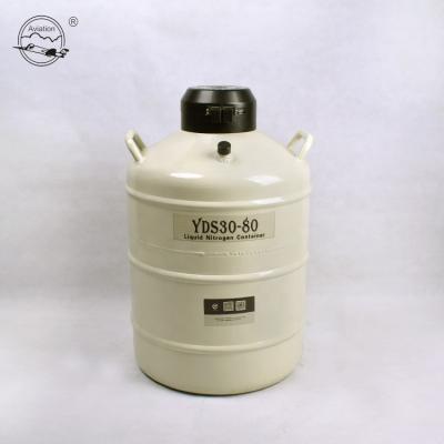 China Transporation YDS30B-80 Liquid Nitrogen Transport Container Wide Open Mouth for sale