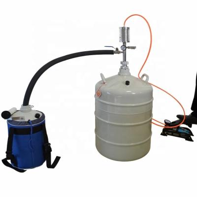 China Cryogenic Tank Animal Husbandry Liquid Nitrogen Container With Liquid Nitrogen Pump for sale