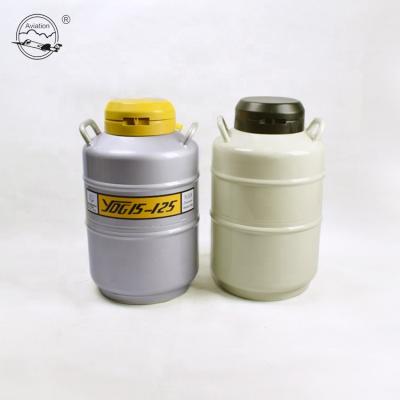 China YDG15-125 industry liquid nitrogen container with 125mm neck diameter for sale