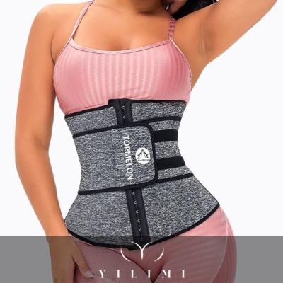 China Wholesale Fashionable Sportswear Breathable High Body Gym Exercise Compression YILIMI Slim Shaper Waist Trainer Girdle for sale