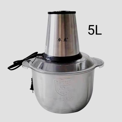 China Cheap Household Stainless Steel 5L Minced Meat Cutting Kitchen Minced Meat Cooking Blender for sale