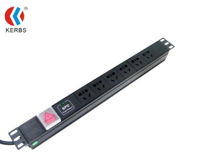 China 6 - Socket 8 - Socket Power Surge Protector Outlet With Over Current Protection for sale