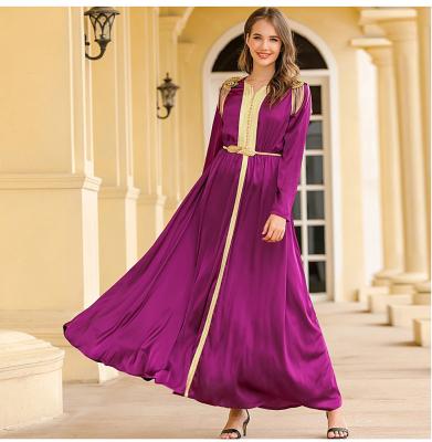 China Elegant Luxury High Quality Dubai Islam Clothing Abaya Jilbab Dubai Kaftan Abaya Latest Islamic Kaftan Fashion For Muslim Woman for sale