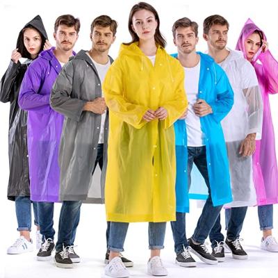 China Drawstring Hood Poncho Children Adults Lightweight Reusable Disposable Waterproof Clothing Rain Ponchos Family Pack Emergency Raincoat for sale