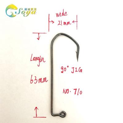 China High Quality 90 Degree Outdoor Professional Wholesale Jig Company Activity Fishing Building Hook for sale