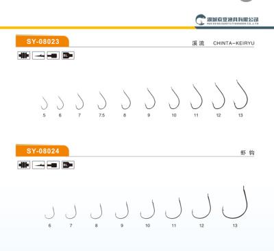 China KEIRYU ​​Fishing Hooks SY-08023 Outdoor High Carbon Steel Factory Price for sale