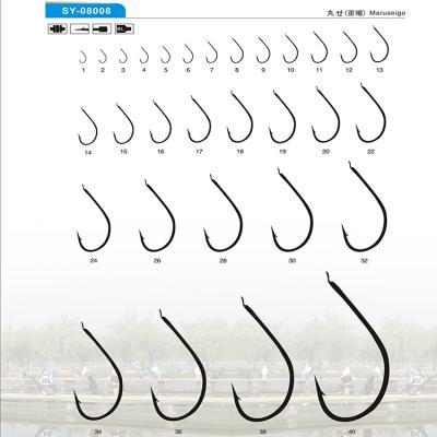 China Japan EYE SY-08008 High Carbon Steel Outdoor Activity Fishing Hooks For Wholesale for sale