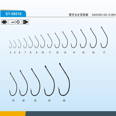 China Japan Fishing EYE SY-08010 High Carbon Steel Outdoor Activity Hooks For Wholesale for sale