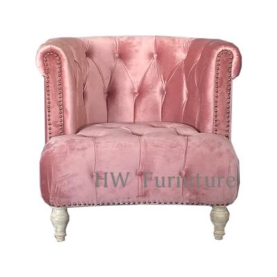 China Sofa Chair Hot Sale High Quality Living Room Furniture Velvet Sofa Chair /Accent Chair for sale