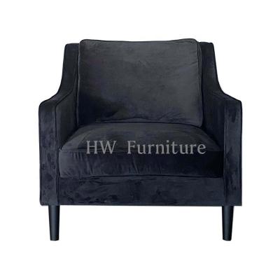 China America Style Home Sofa Chair Furniture/Velvet Armchair/Simple Sofa Chair for sale