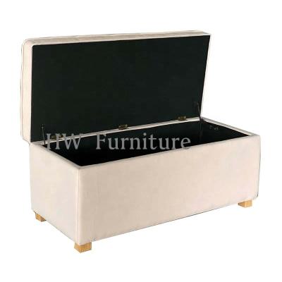 China Popular Tufted Living Room Ottoman Furniture Home Decor Tufted Storage Ottoman Bench for sale