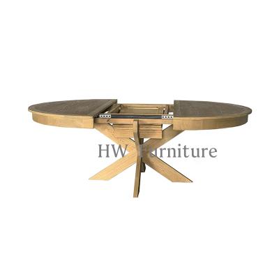 China New Products Customized Size And Color Customized Dining Room Furniture / Solid Wood Dining Table / Extendable Table for sale