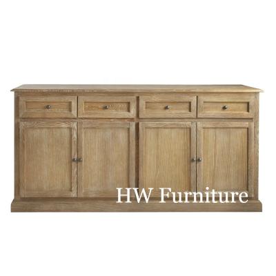 China Solid Oak Wood Living Room Buffet Sideboard Cabinets Solid Wood Furniture for sale