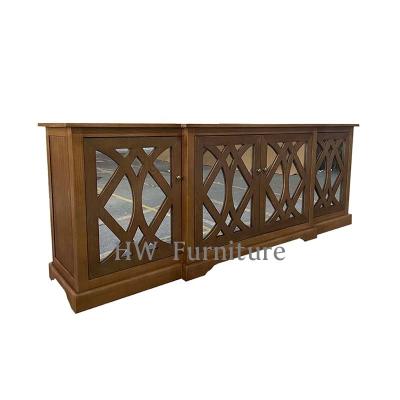 China High Quality Customized New Size Furniture Design Cabinet Solid Wood Home Side Cabinet for sale