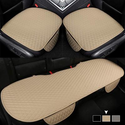 China Universal Car Three-Piece Set Seat Cover New Arrival Car Cushion Protector Non-Slip Mat for sale