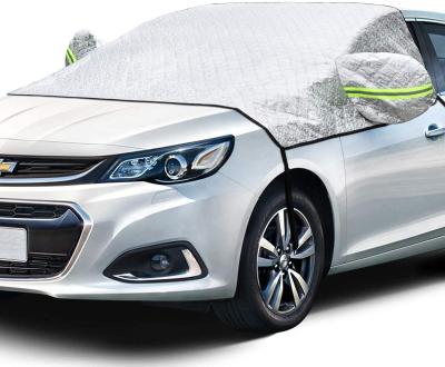 China Snow Proof Car Snow Cover Anti-icing Car Exterior Front Windshield Snow Cover for sale