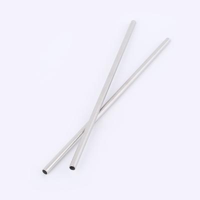 China Wholesale Food Grade Stainless Steel Metal Drinking Straw 304 Stainless Steel Disposable Straws for sale