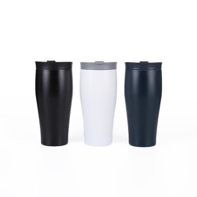 China PORTABLE Black White Color Mate 900ml Stainless Steel Thermos Thermo Mug With Large Capacity for sale