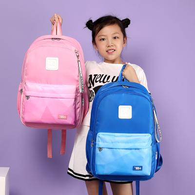 China Custom Waterproof Fashion Student Nylon Schoolbag Primary School Girl Bags 2021 for sale