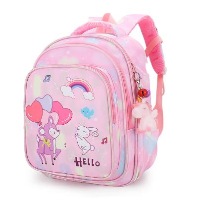 China New Gradient Color Bag Kindergarten School Bag Waterproof Cute Backpack Summer Custom School Bag For Children for sale