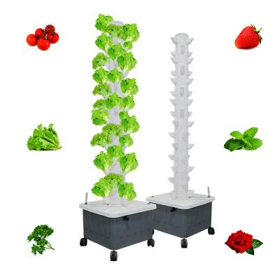 China Grows China Self Watering Planting System Hydroponic Garden Planting Hydroponic Vertical Tower for sale